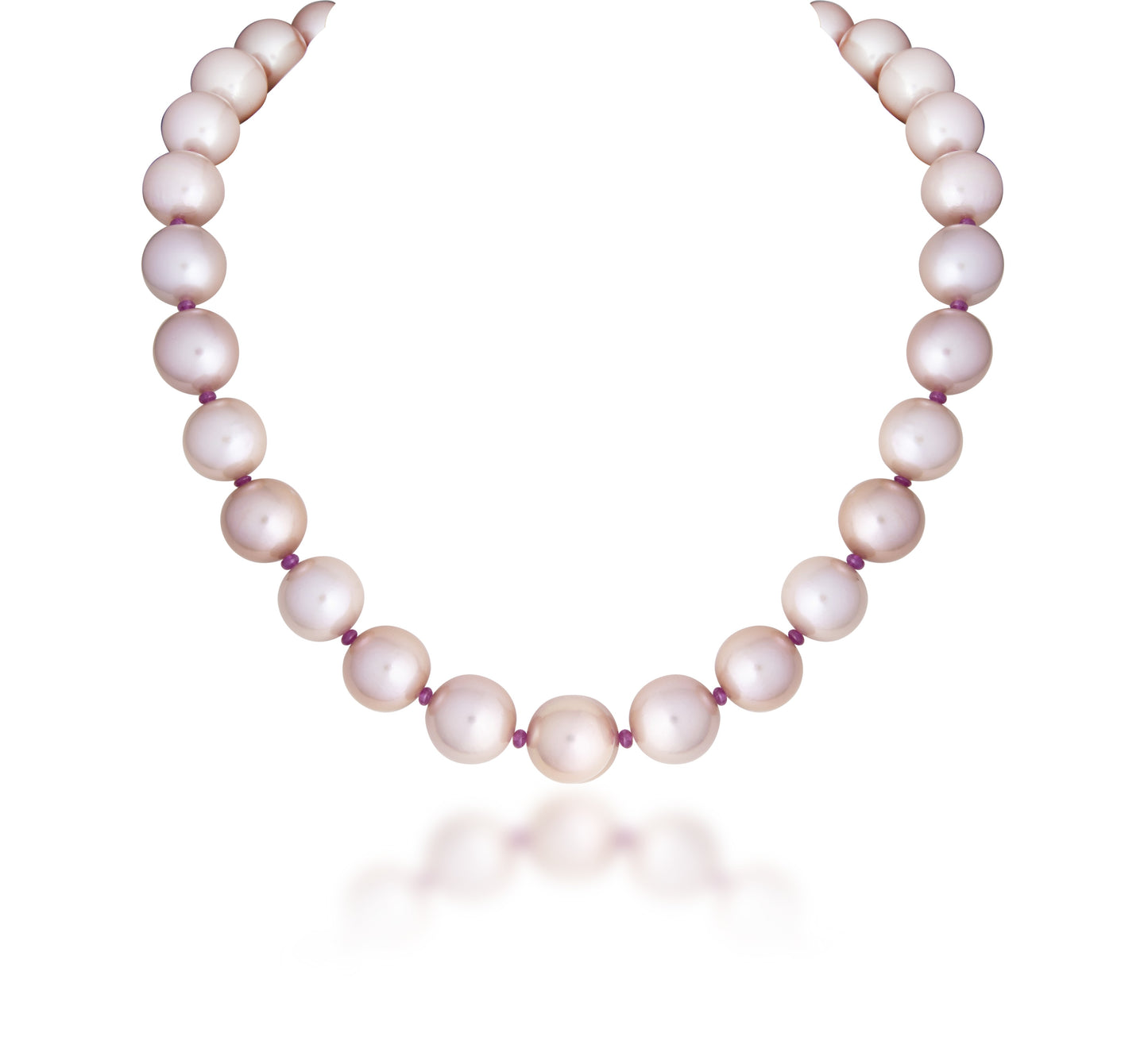 JAPNESE PEARL WITH BURMA RUBY