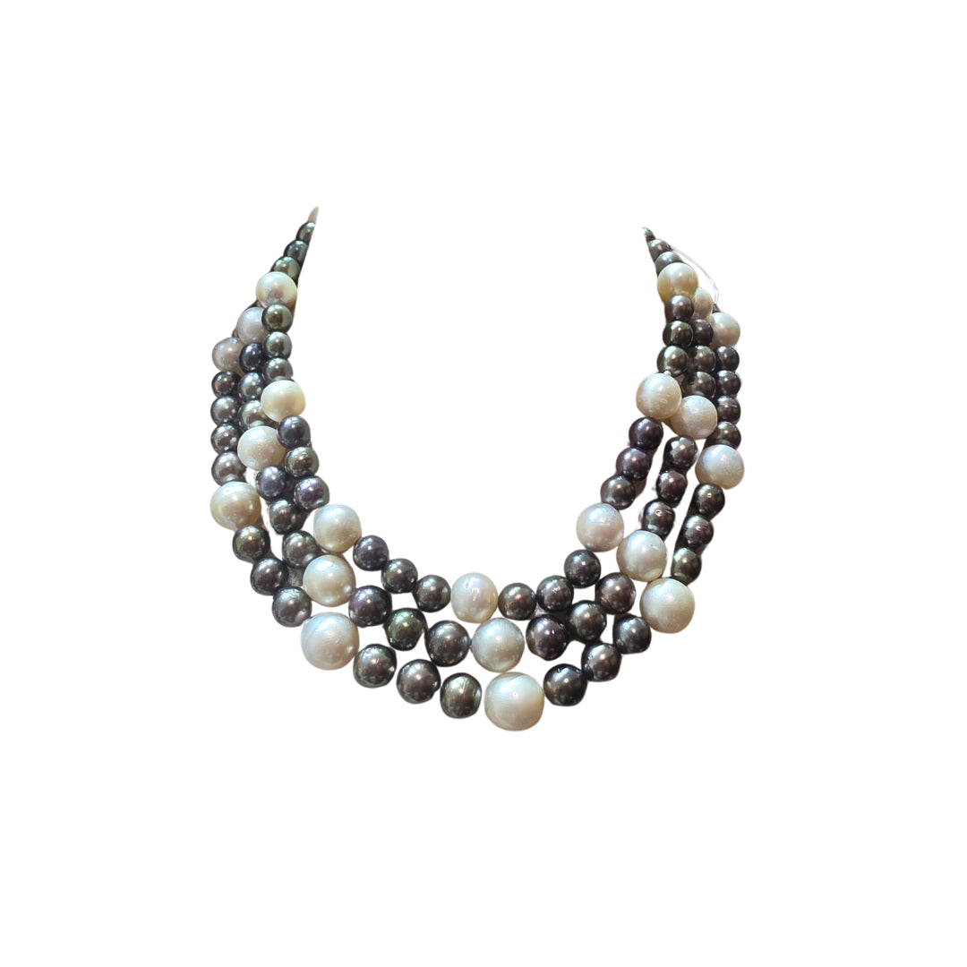 3 LINE TAHITIAN PEARL STRAND