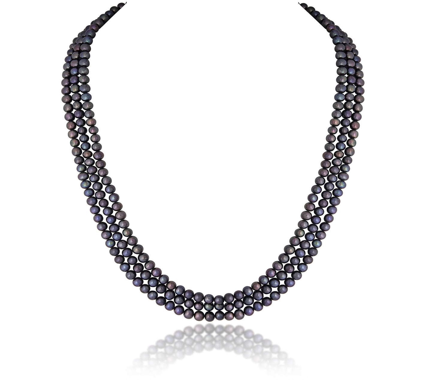 3 LINE SHELL PEARL STRAND