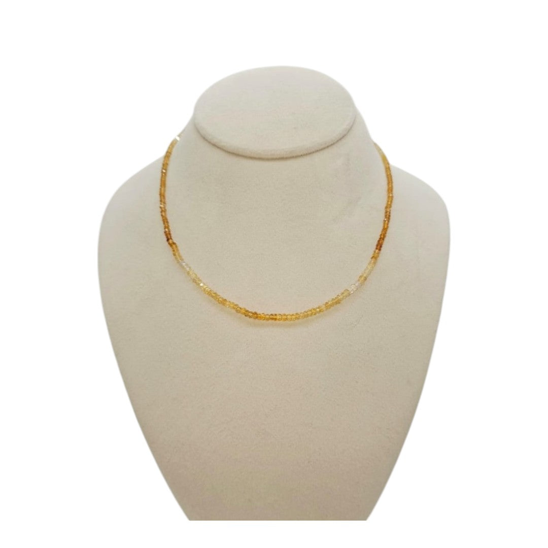 A STRAND OF CITRINE