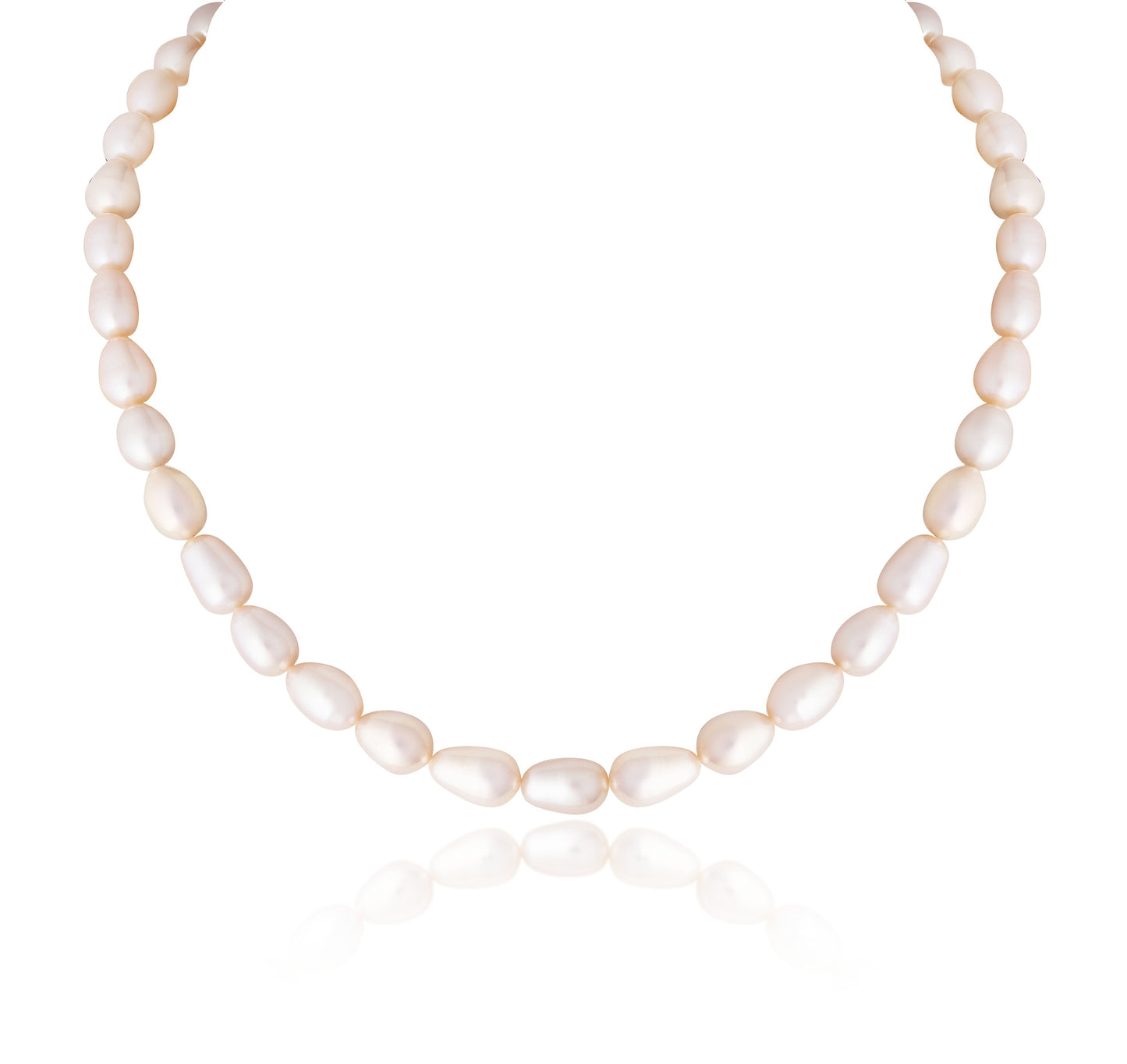 SINGLE LINE STRAND OF CULTURED PEARL