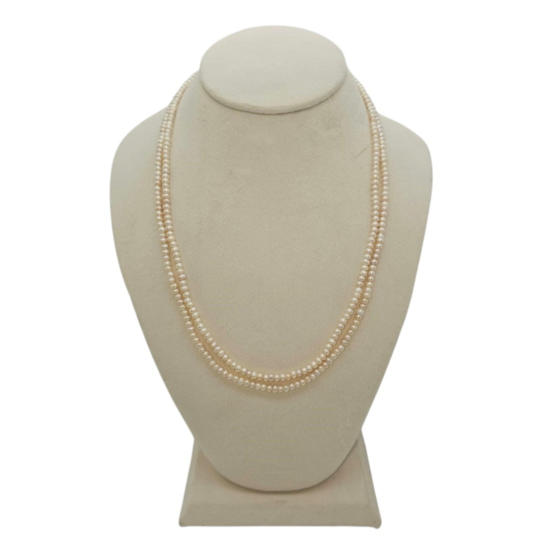 2 LINES STRAND CULTURED PEARL