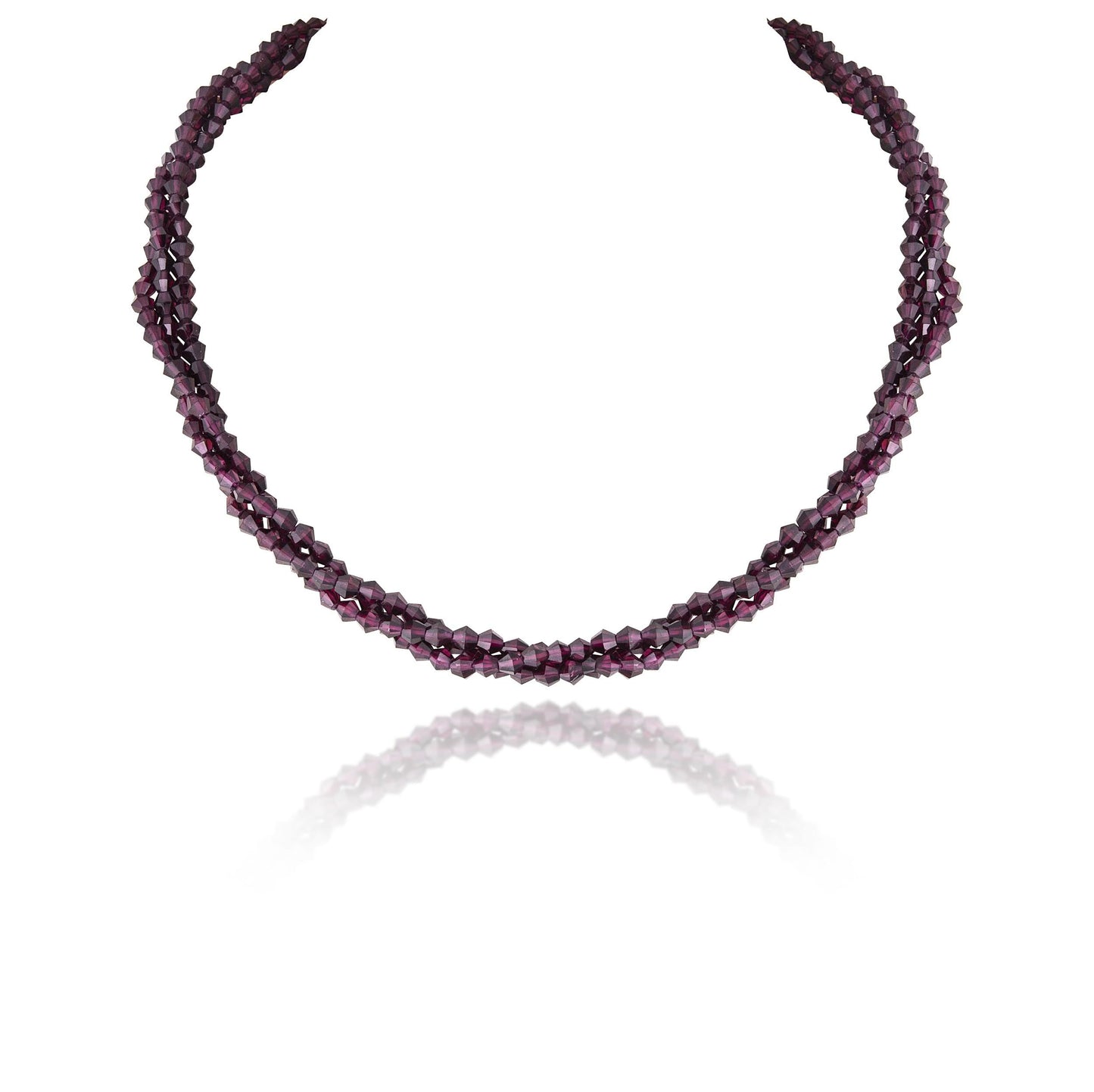 3 LINES RODOLITE STRAND