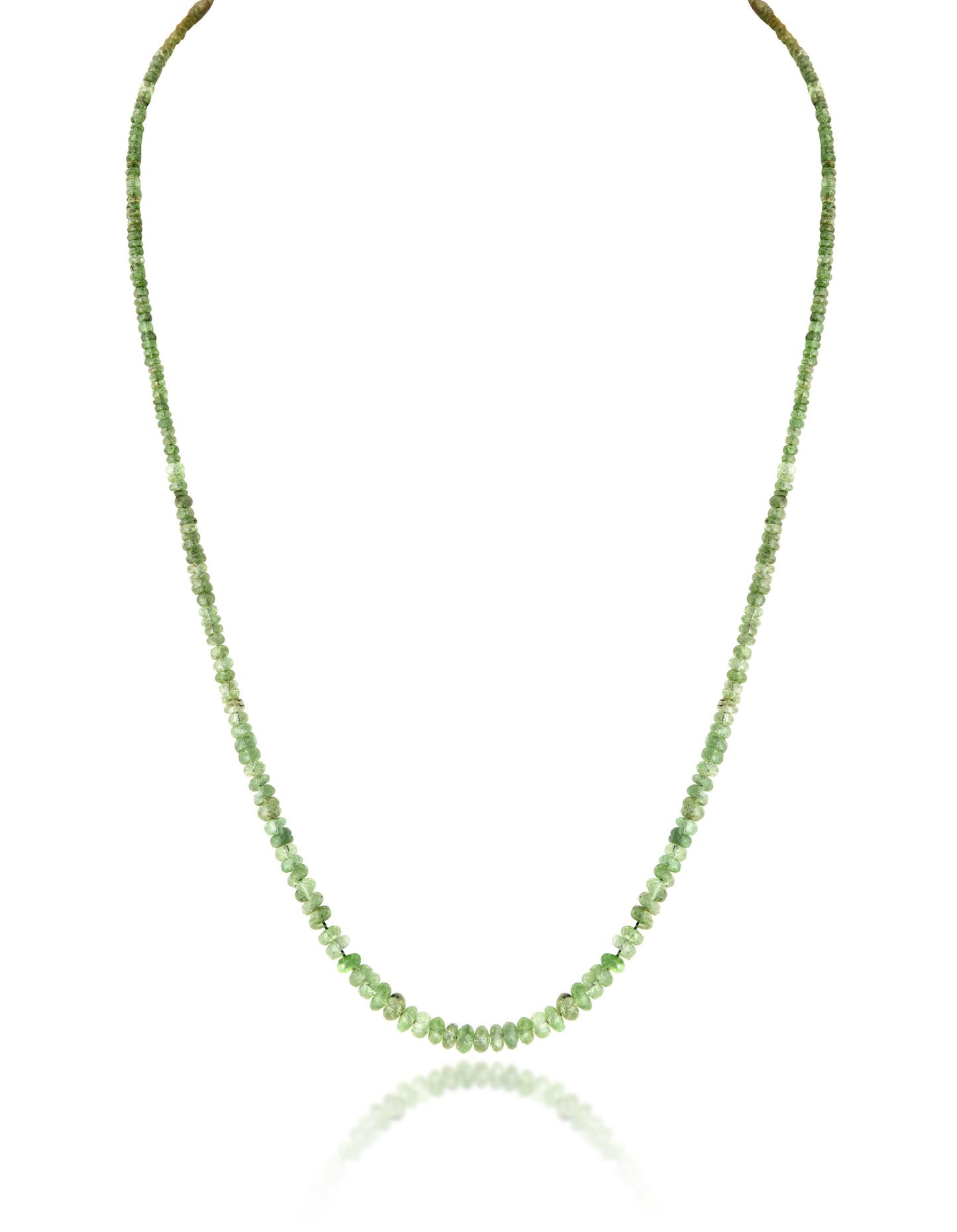 SINGLE LINE STRAND OF PERIDOT