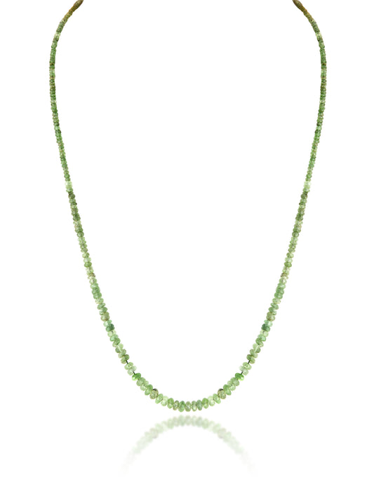 SINGLE LINE STRAND OF PERIDOT