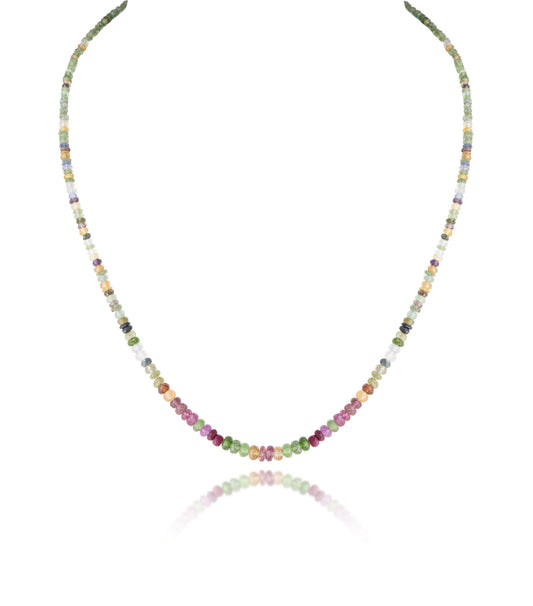 A STRAND OF MIX GEMSTONE