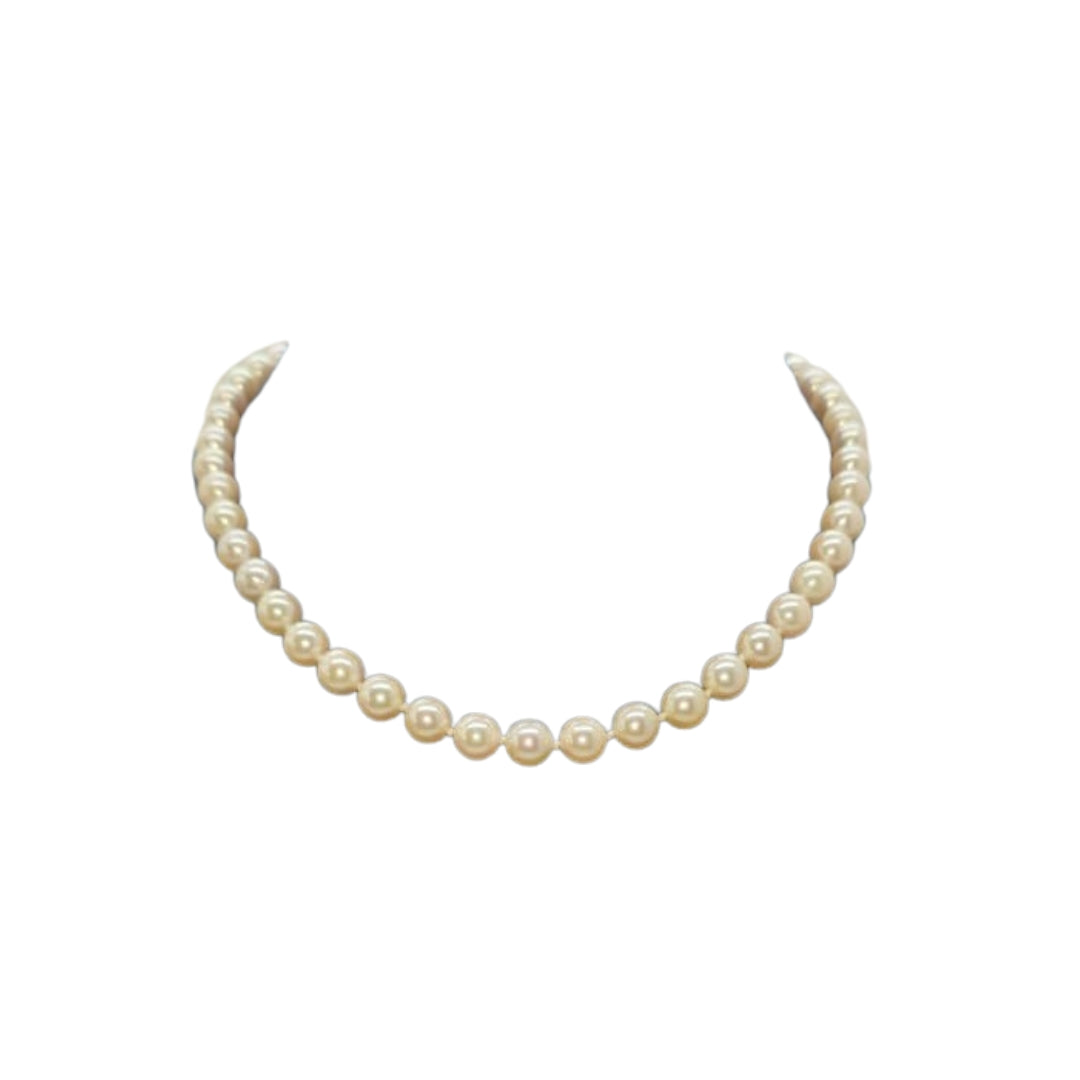 SINGLE LINE CULTURED PEARL STRAND