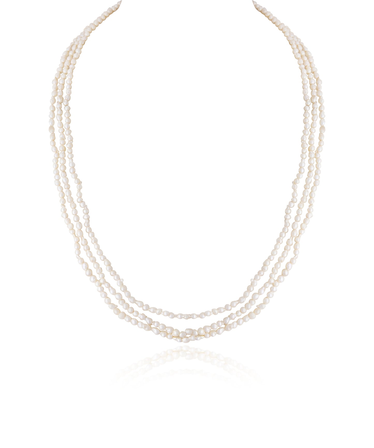 THREE LINE CULTURED PEARL