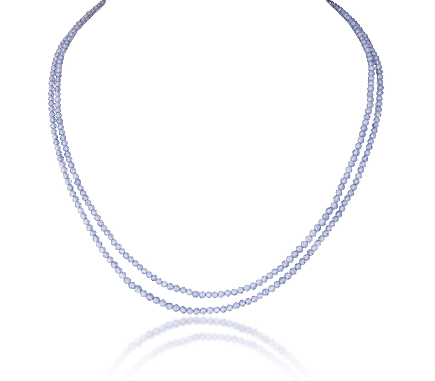 TWO LINE SEMI PRECIOUS STRAND