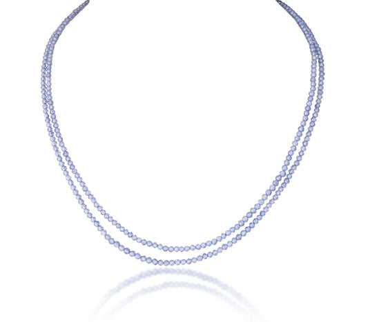 TWO LINE SEMI PRECIOUS STRAND