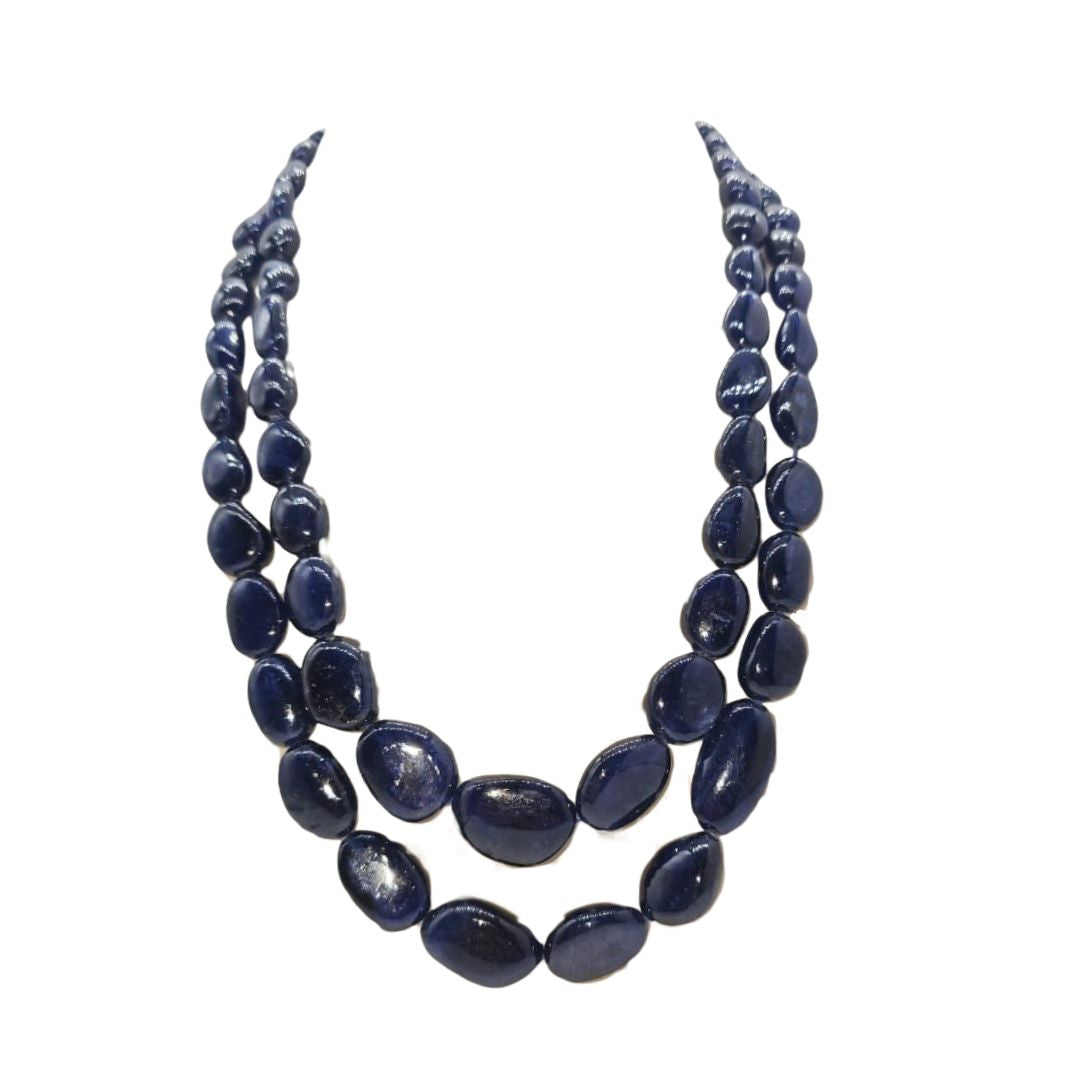 2 LINES BLUE SAPPHIRE STRAND