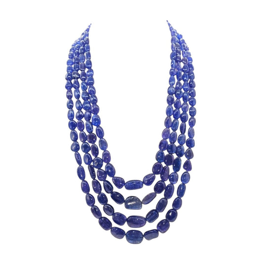 4 LINES STRAND OF TANZANITE