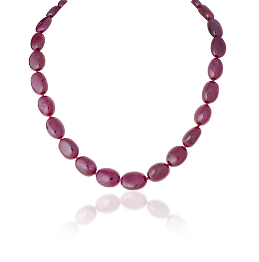 ONE LINE STRAND AFRICAN RUBY
