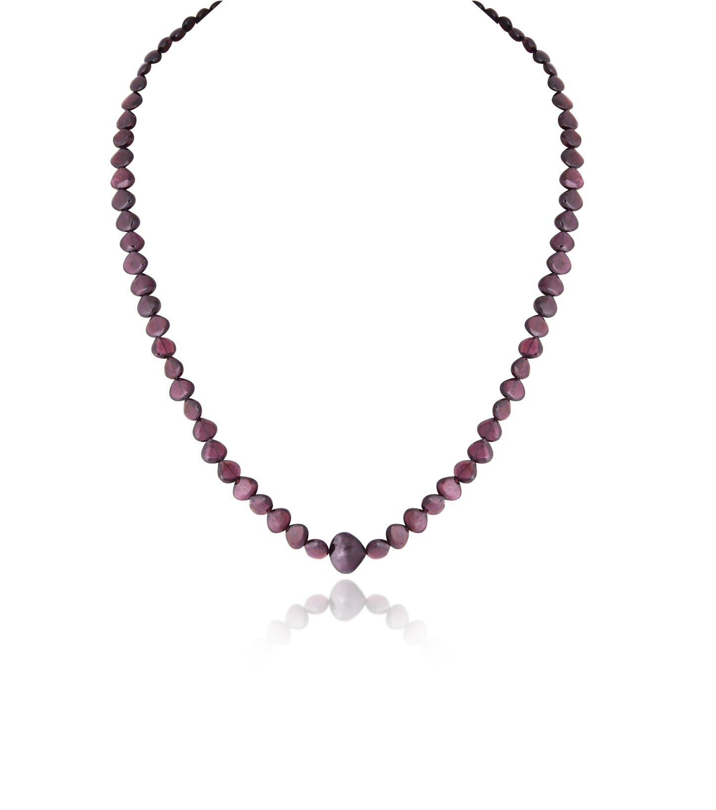 SINGLE LINE STRAND OF GARNET
