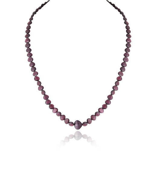 SINGLE LINE STRAND OF GARNET