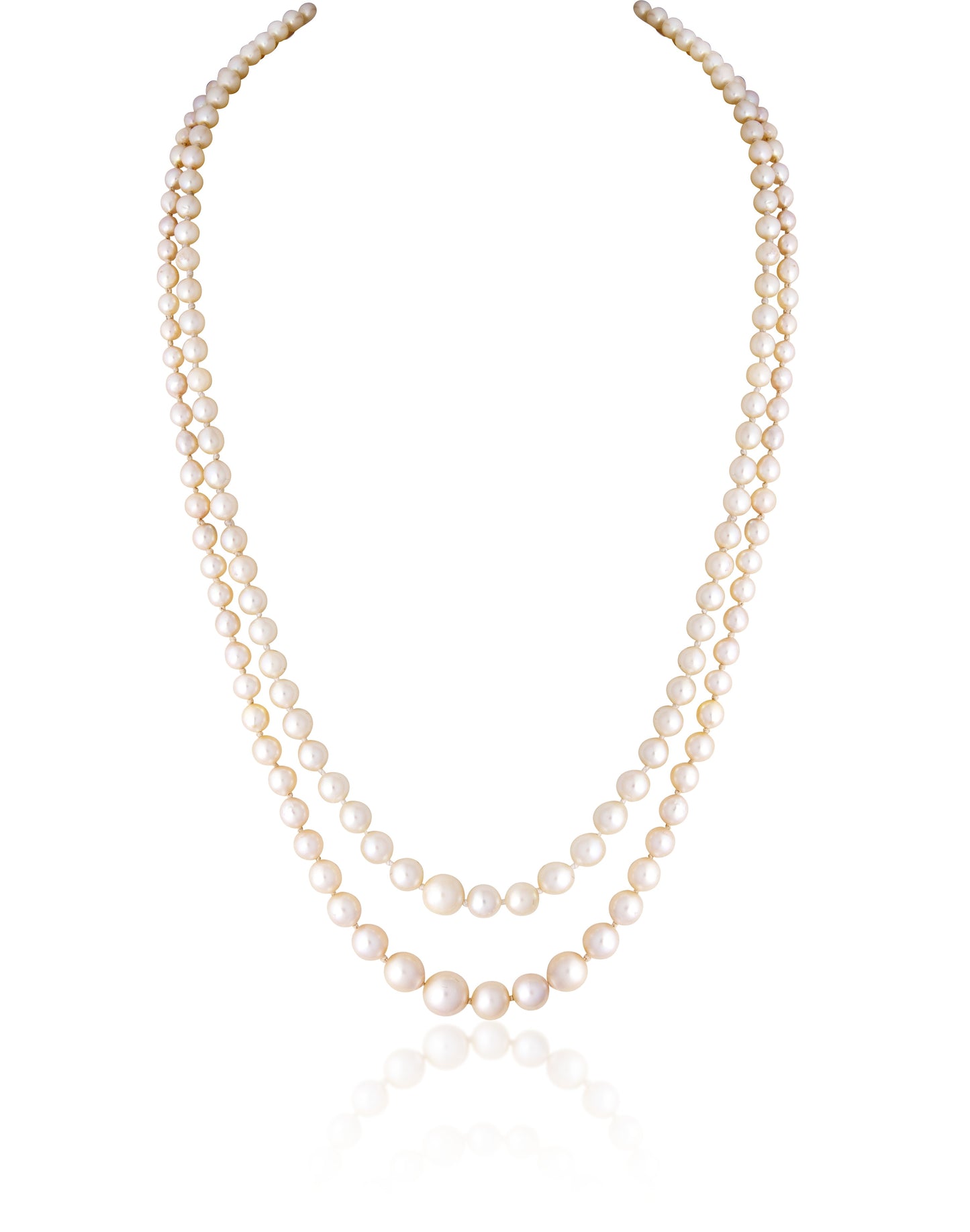 2 LINE CULTURED PEARL STRAND