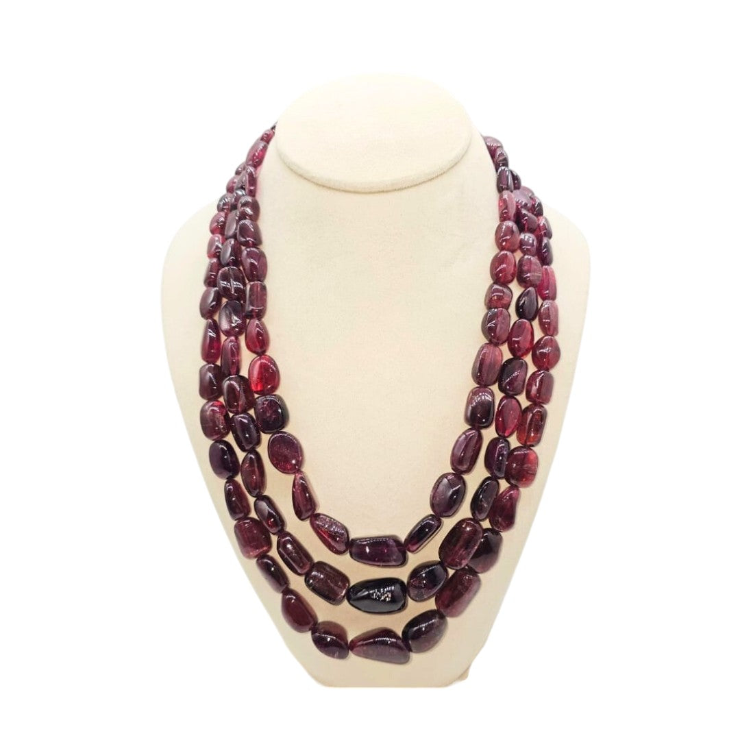 3 LINE RUBY LITE STRAND