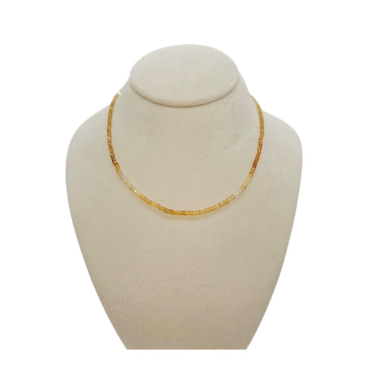 A STRAND OF CITRINE
