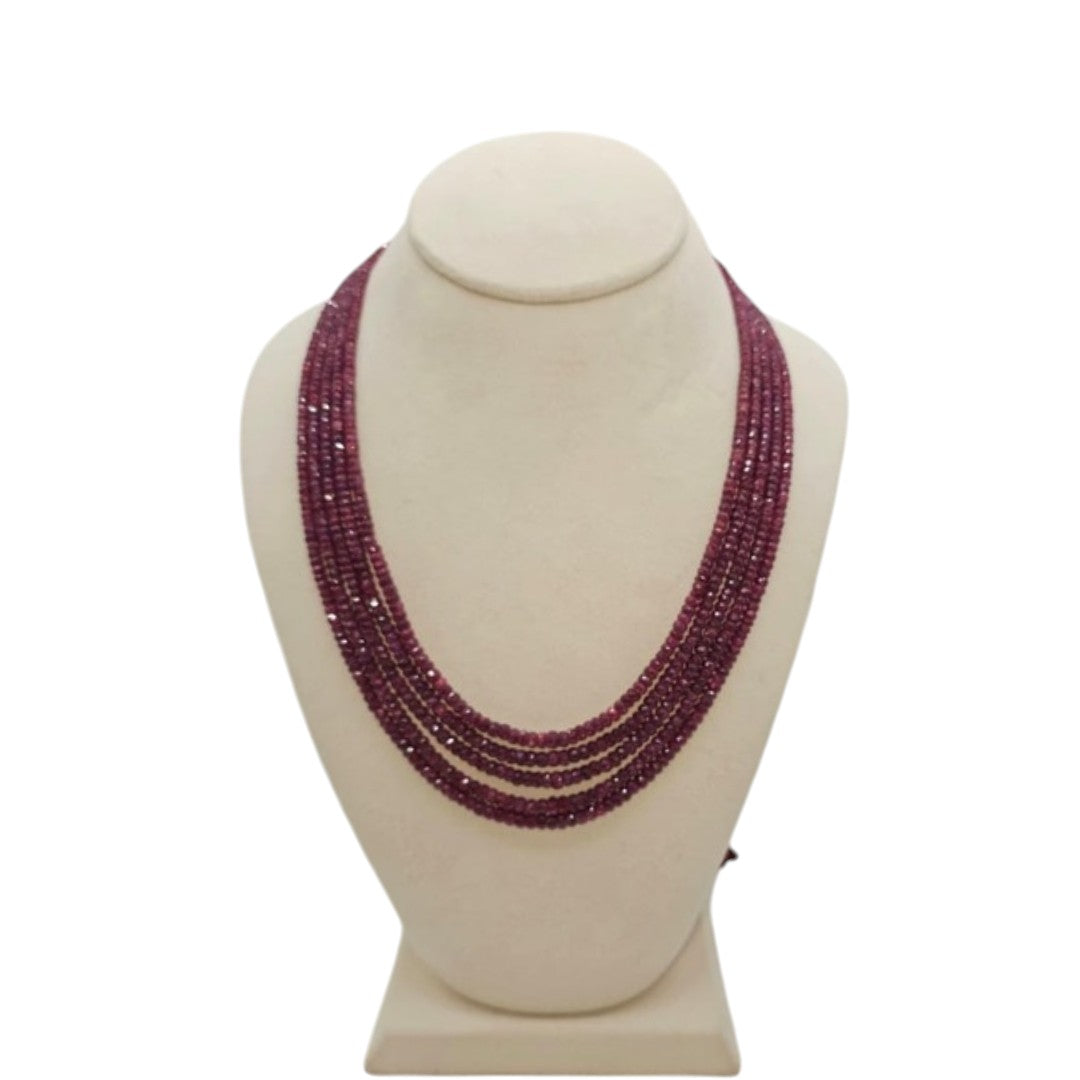 5 LINE RUBY STRAND