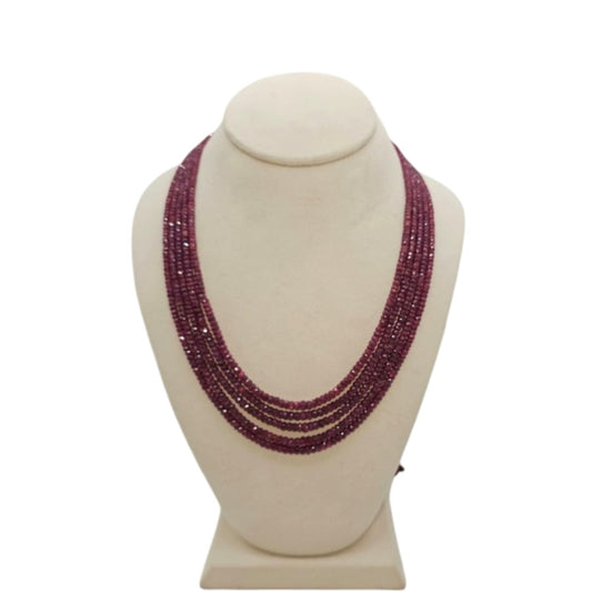 5 LINE RUBY STRAND